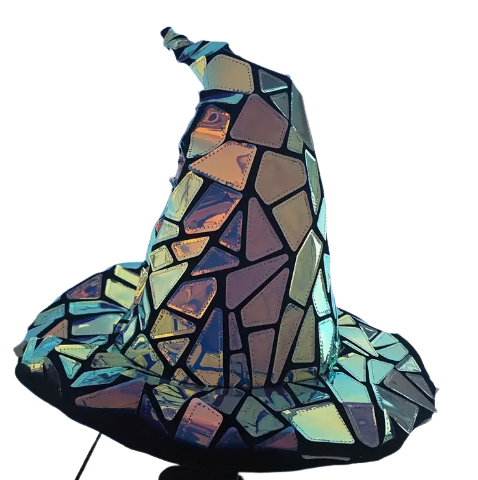 Handmade Cyberpunk Wizard Hat