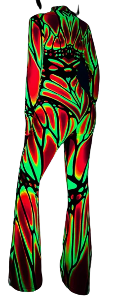 Glow-In-The-Dark Psychedelic Jumpsuit