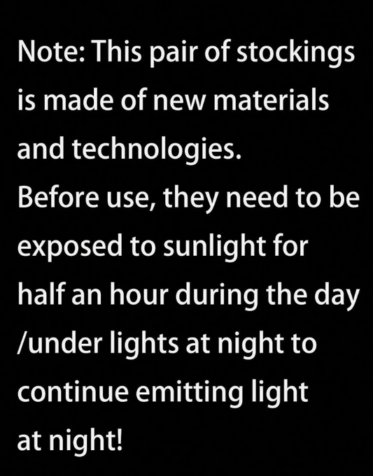 Glow In The Dark, Mesh Stockings