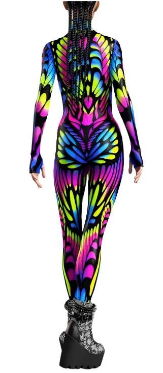 Eye-Catching Neon BodySuit