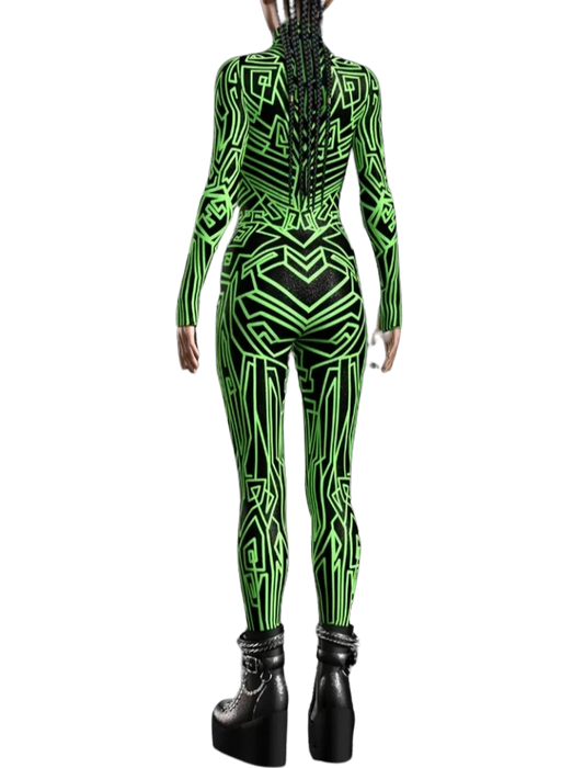 Futuristic Luminous Bodysuit