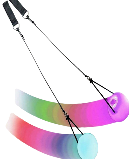 9 cycles Multi-Coloured LED Glow Poi