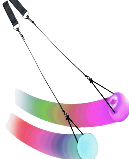 9 cycles Multi-Coloured LED Glow Poi