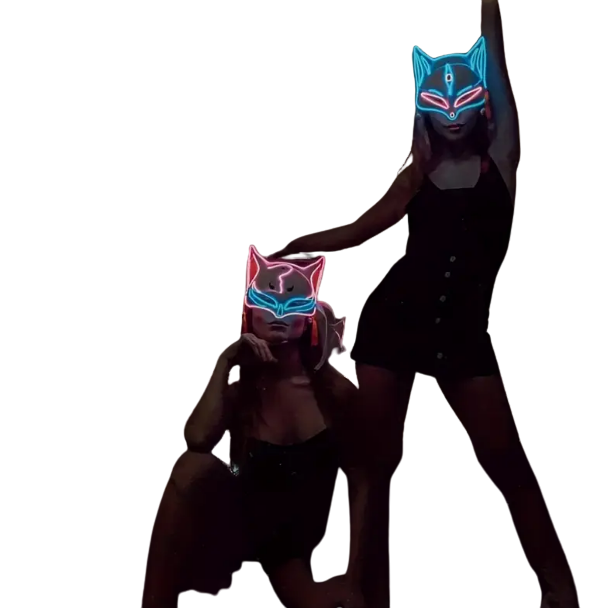 LED Luminous Fox Mask