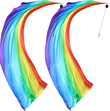 Rainbow Veil Poi