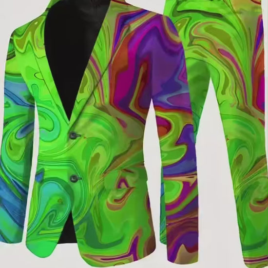 Neon suit
