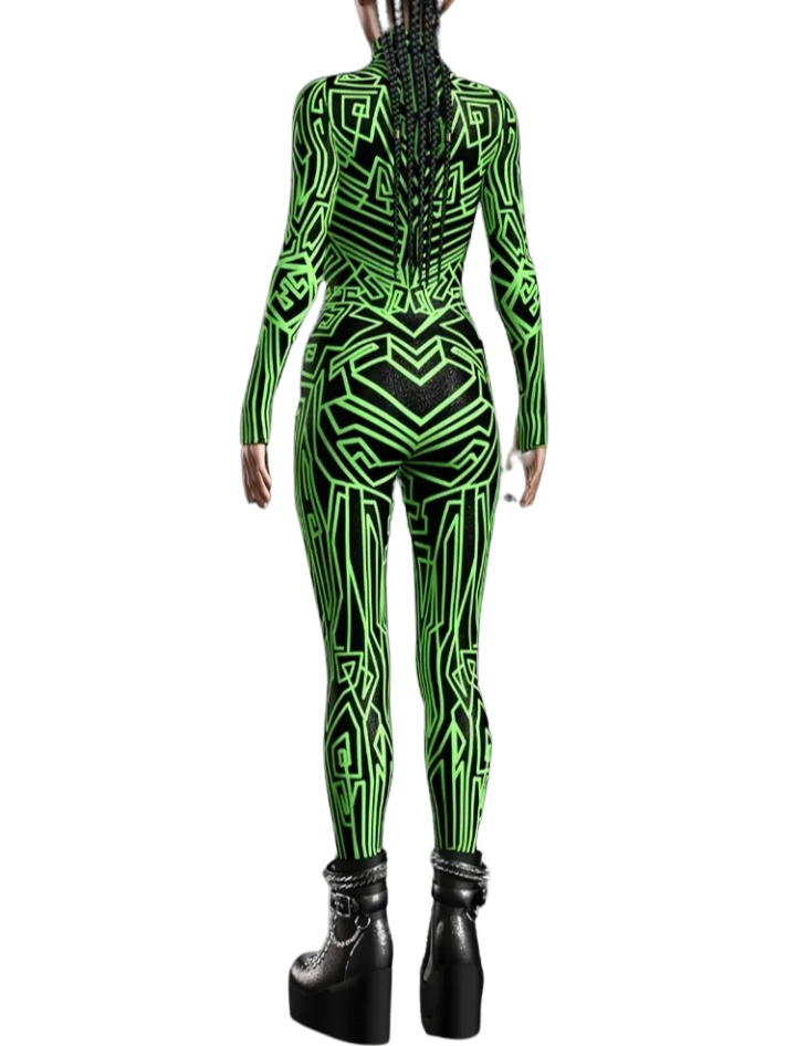 Futuristic Luminous Bodysuit