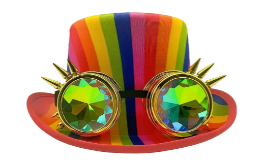 Steampunk Top Hat with Goggle